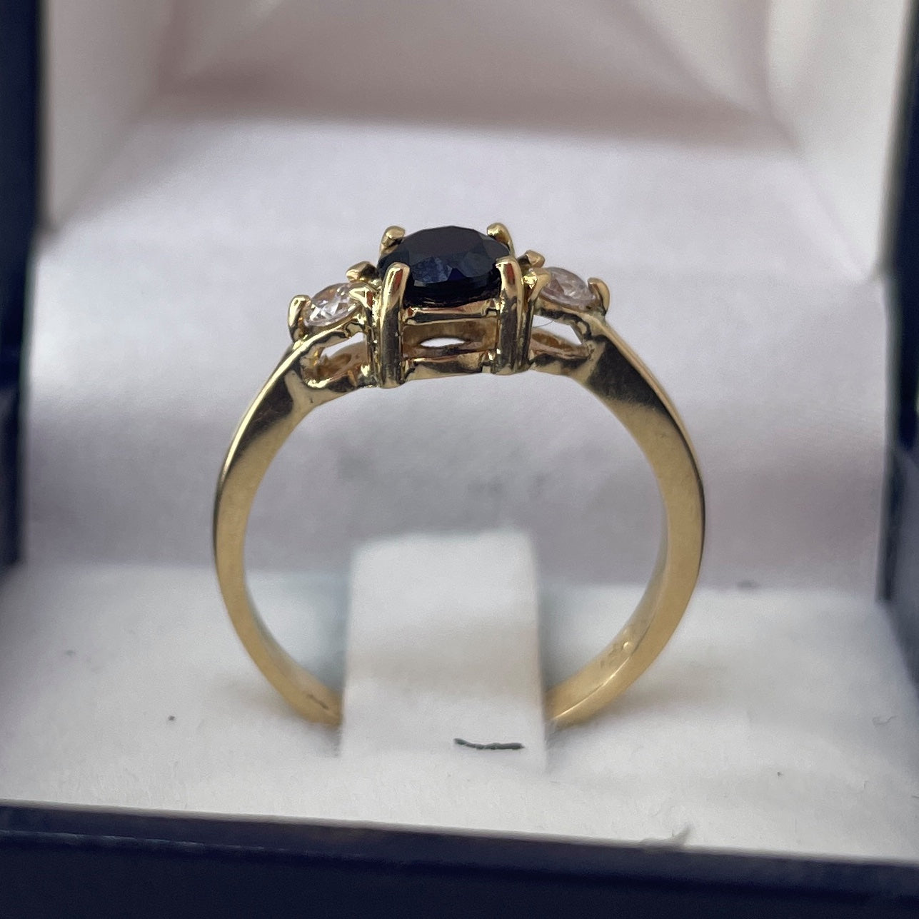 Anillo Onix Tricillo - Joyería Patagónica