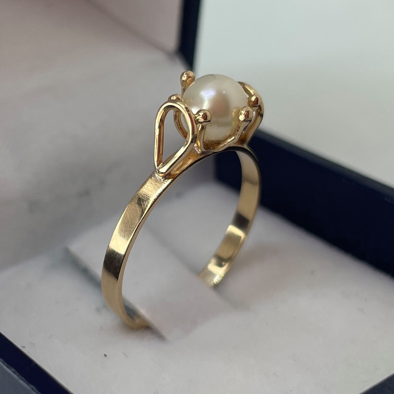 Anillo Perla Pistilo - Joyería Patagónica