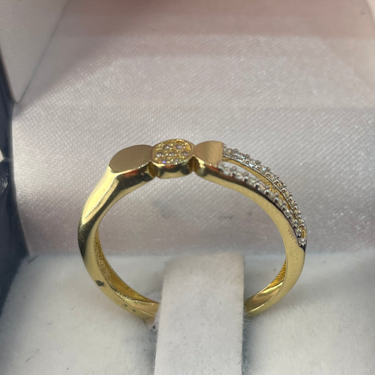 Anillo Casual con circones - Joyería Patagónica