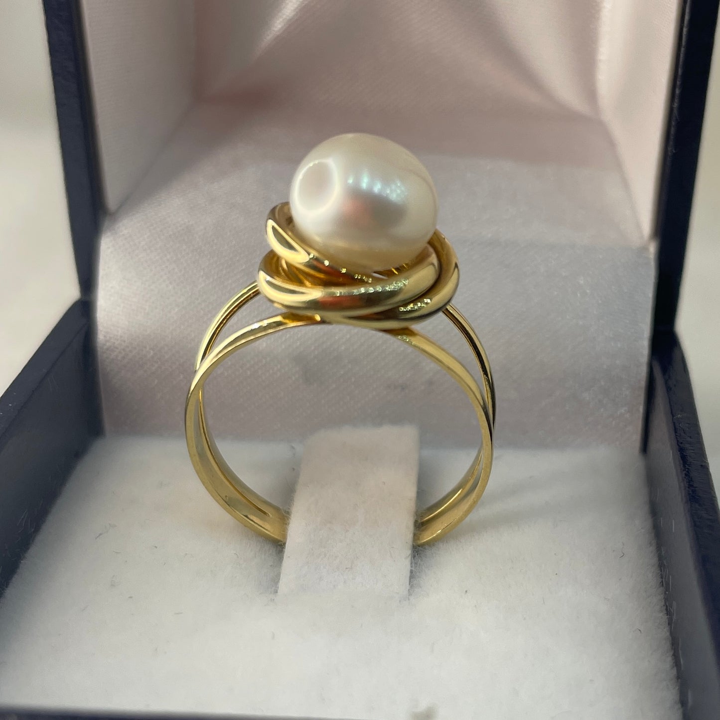 Anillo Perla Mabe - Joyería Patagónica