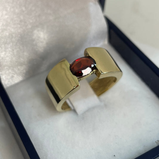 Anillo de Oro Ancho - Joyería Patagónica