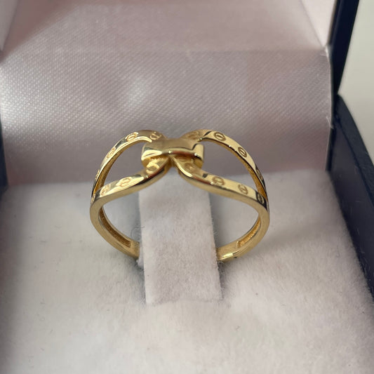 Anillo Oro Tipo Cartier - Joyería Patagónica
