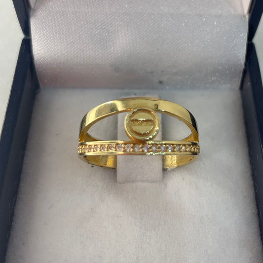 Anillo Tipo Cartier Doble Franja - Joyería Patagónica
