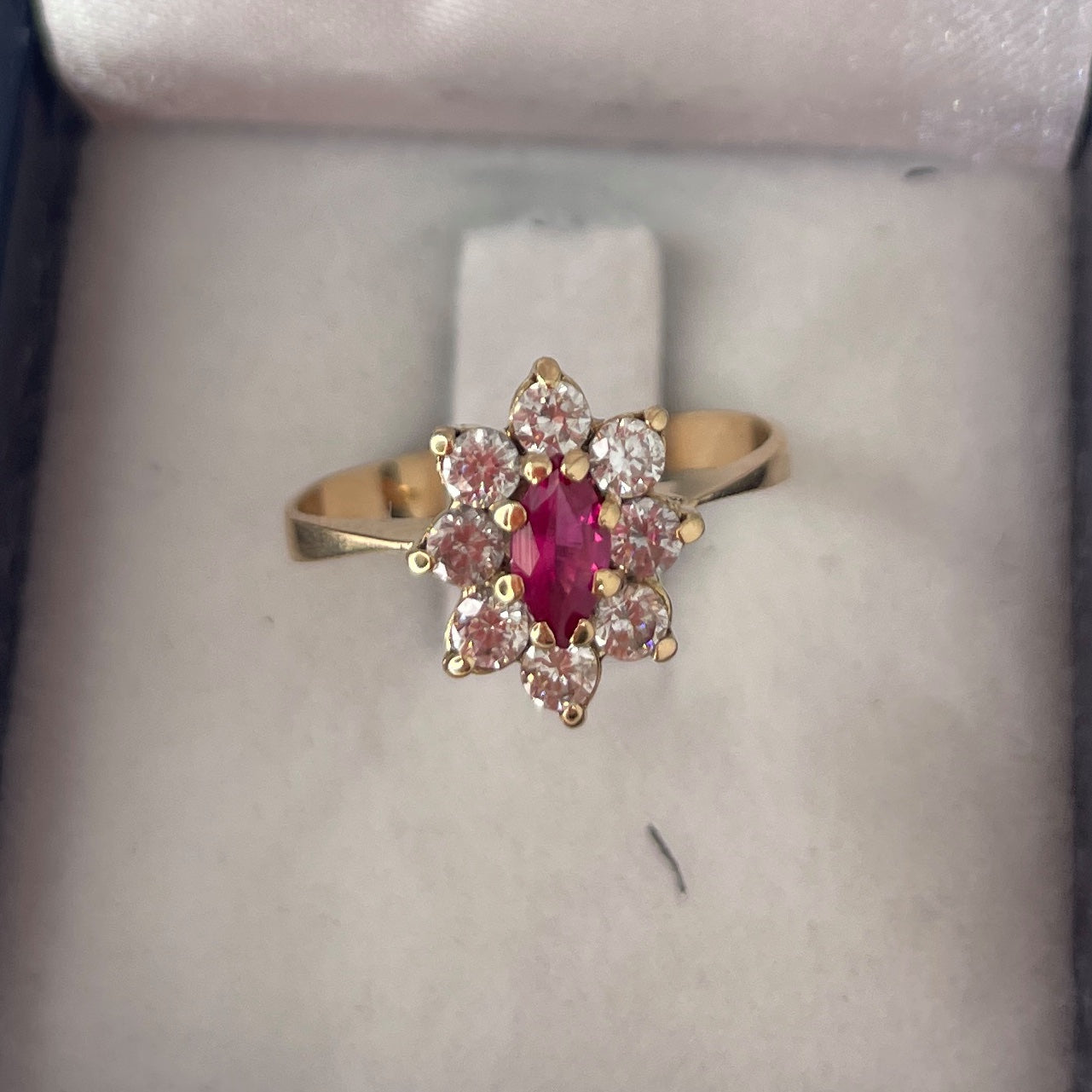 Roseta Circón Rubí - Joyería Patagónica