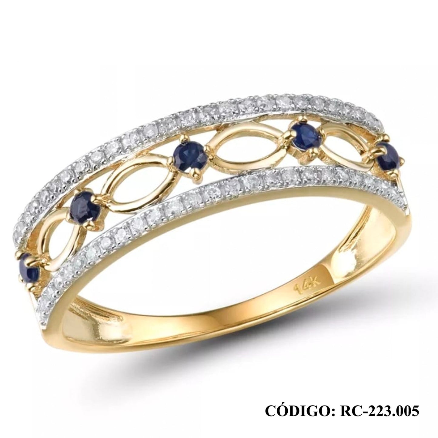 Anillos en oro 14k y Brillantes - Joyería Patagónica