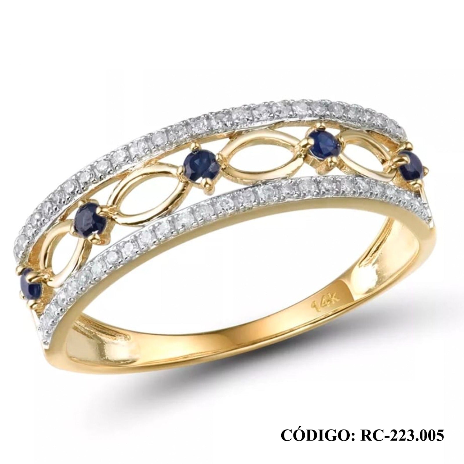 Anillos en oro 14k y Brillantes - Joyería Patagónica