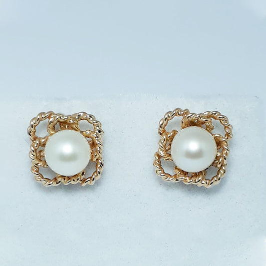 Aros de Perlas Cultivadas - Joyería Patagónica