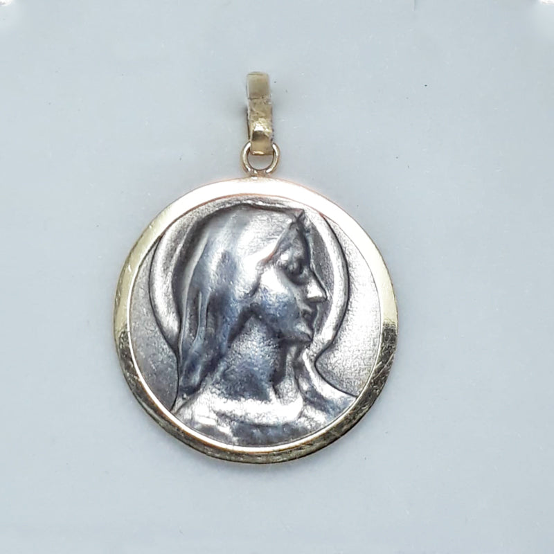 Medalla Virgen Sola - Joyería Patagónica