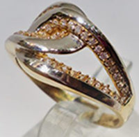 Anillo Combinado Bicolor - Joyería Patagónica