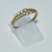 Anillo de Burbujas con circon - Joyería Patagónica