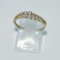 Anillo de Burbujas con circon - Joyería Patagónica