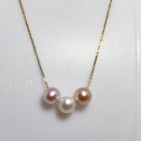 Collar Triple Perlas - Joyería Patagónica