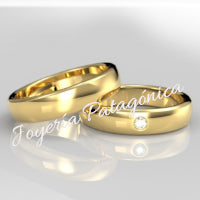 Argollas de Matrimonio en Oro 18k - Joyería Patagónica