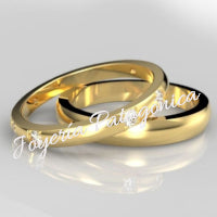 Argollas de Matrimonio en Oro 18k - Joyería Patagónica