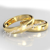 Argollas de Matrimonio en Oro 18k - Joyería Patagónica