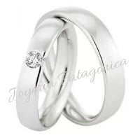 Argollas de Matrimonio en plata - Joyería Patagónica