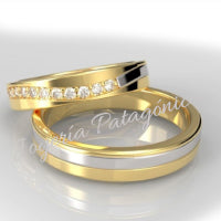 Argollas de Matrimonio en Oro 18k - Joyería Patagónica