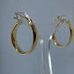 Argollones en oro 18k